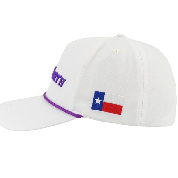 Fort Worth Rope Hat - White/Purple - Picture 3 of 4